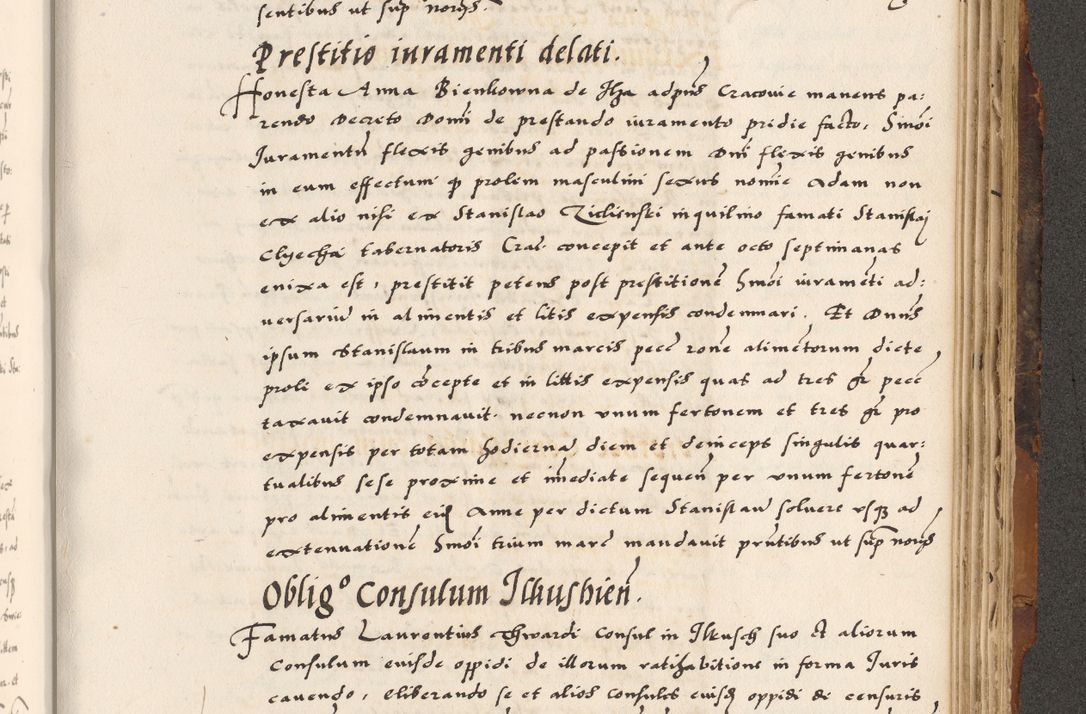 Zdjęcie nr 717 dla obiektu archiwalnego: Acta causarum, obligacionum, sentenciarum tam interlocutoriarum quam diffinitivarum constitutionumque coram reverendo patre domino Petro Porembski canonico et officiali generali Cracoviensi de anno Domini millesimo quingentesimo quadragesimo nono, cuius indictio septima, pontificatus sanctissimi in Christo patris et domini nostri domini Pauli divina providencia tercii, anno ipsius nacionis Pauli pape terciii die tercia mensis Novembris inchoatur