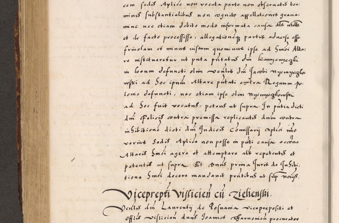 Zdjęcie nr 720 dla obiektu archiwalnego: Acta causarum, obligacionum, sentenciarum tam interlocutoriarum quam diffinitivarum constitutionumque coram reverendo patre domino Petro Porembski canonico et officiali generali Cracoviensi de anno Domini millesimo quingentesimo quadragesimo nono, cuius indictio septima, pontificatus sanctissimi in Christo patris et domini nostri domini Pauli divina providencia tercii, anno ipsius nacionis Pauli pape terciii die tercia mensis Novembris inchoatur