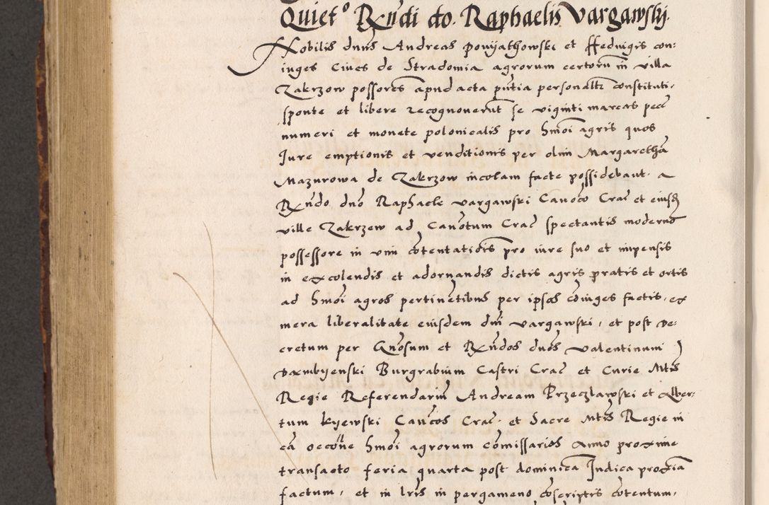 Zdjęcie nr 723 dla obiektu archiwalnego: Acta causarum, obligacionum, sentenciarum tam interlocutoriarum quam diffinitivarum constitutionumque coram reverendo patre domino Petro Porembski canonico et officiali generali Cracoviensi de anno Domini millesimo quingentesimo quadragesimo nono, cuius indictio septima, pontificatus sanctissimi in Christo patris et domini nostri domini Pauli divina providencia tercii, anno ipsius nacionis Pauli pape terciii die tercia mensis Novembris inchoatur