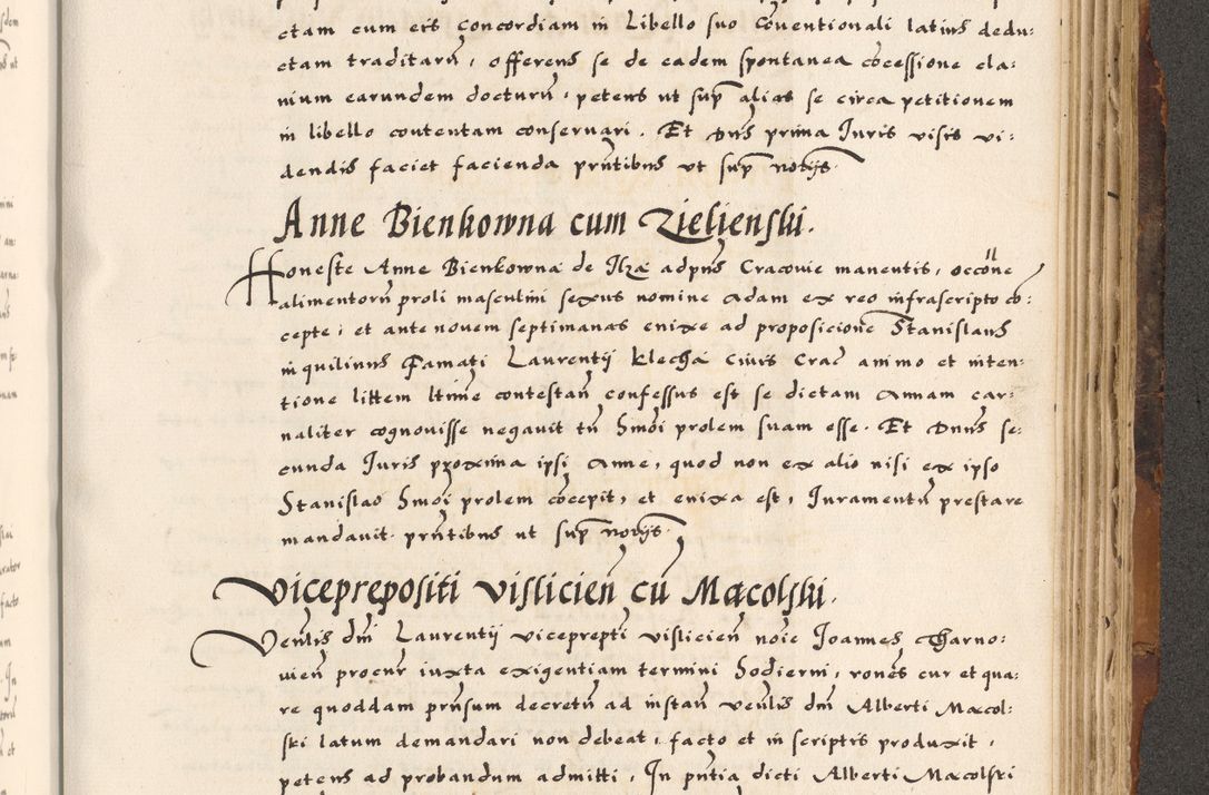 Zdjęcie nr 727 dla obiektu archiwalnego: Acta causarum, obligacionum, sentenciarum tam interlocutoriarum quam diffinitivarum constitutionumque coram reverendo patre domino Petro Porembski canonico et officiali generali Cracoviensi de anno Domini millesimo quingentesimo quadragesimo nono, cuius indictio septima, pontificatus sanctissimi in Christo patris et domini nostri domini Pauli divina providencia tercii, anno ipsius nacionis Pauli pape terciii die tercia mensis Novembris inchoatur