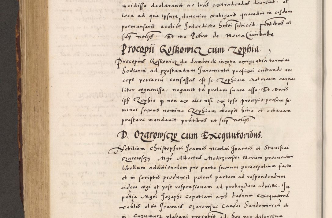 Zdjęcie nr 728 dla obiektu archiwalnego: Acta causarum, obligacionum, sentenciarum tam interlocutoriarum quam diffinitivarum constitutionumque coram reverendo patre domino Petro Porembski canonico et officiali generali Cracoviensi de anno Domini millesimo quingentesimo quadragesimo nono, cuius indictio septima, pontificatus sanctissimi in Christo patris et domini nostri domini Pauli divina providencia tercii, anno ipsius nacionis Pauli pape terciii die tercia mensis Novembris inchoatur