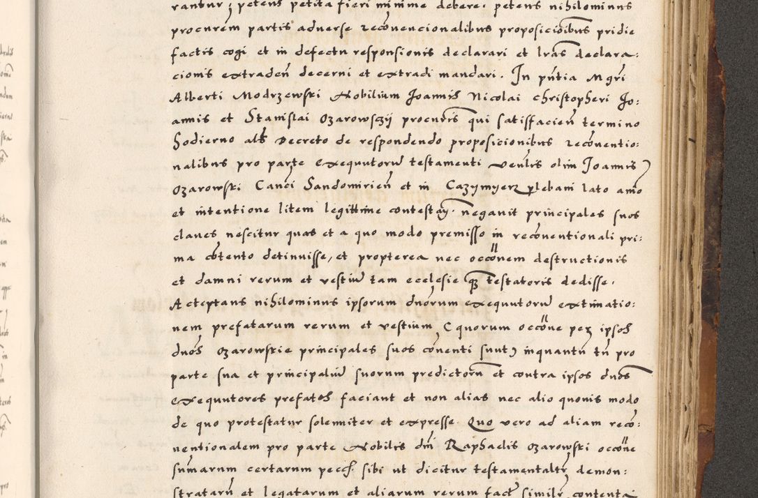 Zdjęcie nr 733 dla obiektu archiwalnego: Acta causarum, obligacionum, sentenciarum tam interlocutoriarum quam diffinitivarum constitutionumque coram reverendo patre domino Petro Porembski canonico et officiali generali Cracoviensi de anno Domini millesimo quingentesimo quadragesimo nono, cuius indictio septima, pontificatus sanctissimi in Christo patris et domini nostri domini Pauli divina providencia tercii, anno ipsius nacionis Pauli pape terciii die tercia mensis Novembris inchoatur