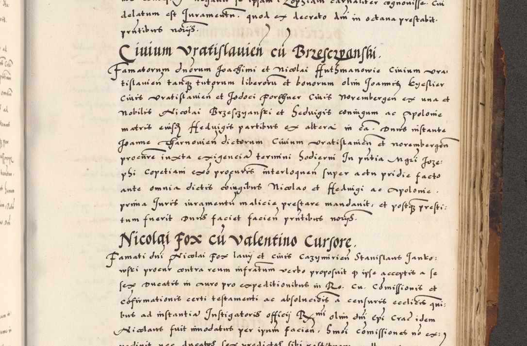 Zdjęcie nr 736 dla obiektu archiwalnego: Acta causarum, obligacionum, sentenciarum tam interlocutoriarum quam diffinitivarum constitutionumque coram reverendo patre domino Petro Porembski canonico et officiali generali Cracoviensi de anno Domini millesimo quingentesimo quadragesimo nono, cuius indictio septima, pontificatus sanctissimi in Christo patris et domini nostri domini Pauli divina providencia tercii, anno ipsius nacionis Pauli pape terciii die tercia mensis Novembris inchoatur