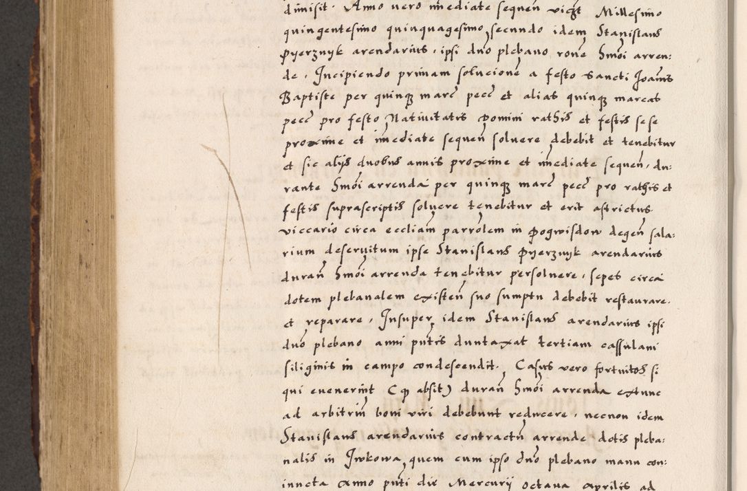 Zdjęcie nr 738 dla obiektu archiwalnego: Acta causarum, obligacionum, sentenciarum tam interlocutoriarum quam diffinitivarum constitutionumque coram reverendo patre domino Petro Porembski canonico et officiali generali Cracoviensi de anno Domini millesimo quingentesimo quadragesimo nono, cuius indictio septima, pontificatus sanctissimi in Christo patris et domini nostri domini Pauli divina providencia tercii, anno ipsius nacionis Pauli pape terciii die tercia mensis Novembris inchoatur