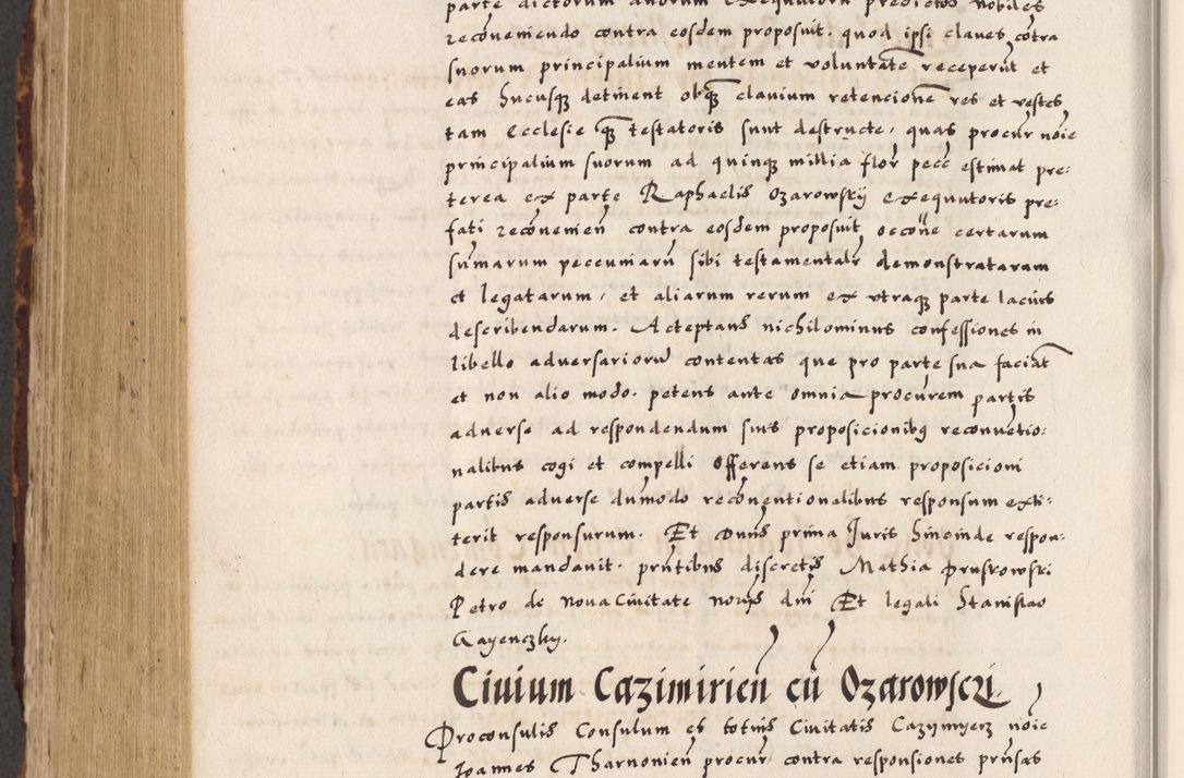 Zdjęcie nr 741 dla obiektu archiwalnego: Acta causarum, obligacionum, sentenciarum tam interlocutoriarum quam diffinitivarum constitutionumque coram reverendo patre domino Petro Porembski canonico et officiali generali Cracoviensi de anno Domini millesimo quingentesimo quadragesimo nono, cuius indictio septima, pontificatus sanctissimi in Christo patris et domini nostri domini Pauli divina providencia tercii, anno ipsius nacionis Pauli pape terciii die tercia mensis Novembris inchoatur