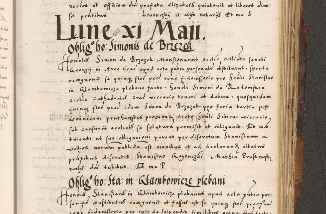 Zdjęcie nr 747 dla obiektu archiwalnego: Acta causarum, obligacionum, sentenciarum tam interlocutoriarum quam diffinitivarum constitutionumque coram reverendo patre domino Petro Porembski canonico et officiali generali Cracoviensi de anno Domini millesimo quingentesimo quadragesimo nono, cuius indictio septima, pontificatus sanctissimi in Christo patris et domini nostri domini Pauli divina providencia tercii, anno ipsius nacionis Pauli pape terciii die tercia mensis Novembris inchoatur