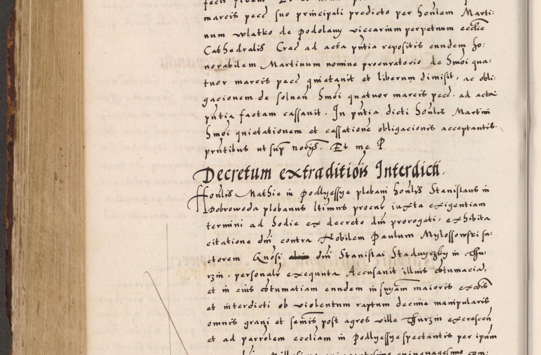 Zdjęcie nr 749 dla obiektu archiwalnego: Acta causarum, obligacionum, sentenciarum tam interlocutoriarum quam diffinitivarum constitutionumque coram reverendo patre domino Petro Porembski canonico et officiali generali Cracoviensi de anno Domini millesimo quingentesimo quadragesimo nono, cuius indictio septima, pontificatus sanctissimi in Christo patris et domini nostri domini Pauli divina providencia tercii, anno ipsius nacionis Pauli pape terciii die tercia mensis Novembris inchoatur