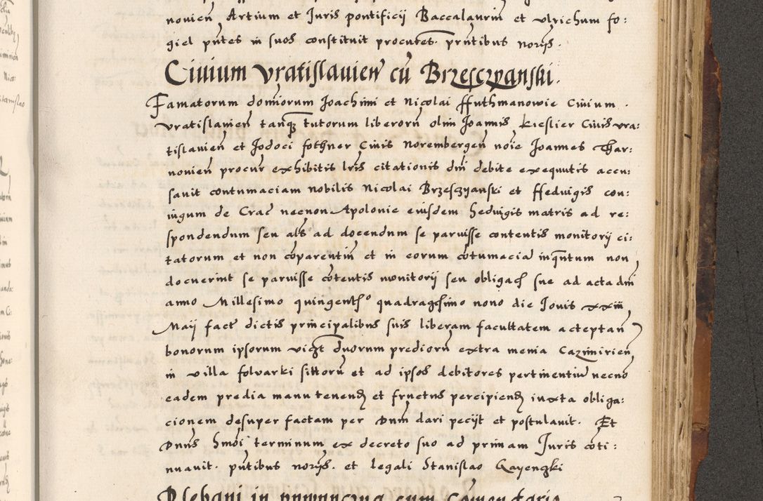 Zdjęcie nr 753 dla obiektu archiwalnego: Acta causarum, obligacionum, sentenciarum tam interlocutoriarum quam diffinitivarum constitutionumque coram reverendo patre domino Petro Porembski canonico et officiali generali Cracoviensi de anno Domini millesimo quingentesimo quadragesimo nono, cuius indictio septima, pontificatus sanctissimi in Christo patris et domini nostri domini Pauli divina providencia tercii, anno ipsius nacionis Pauli pape terciii die tercia mensis Novembris inchoatur