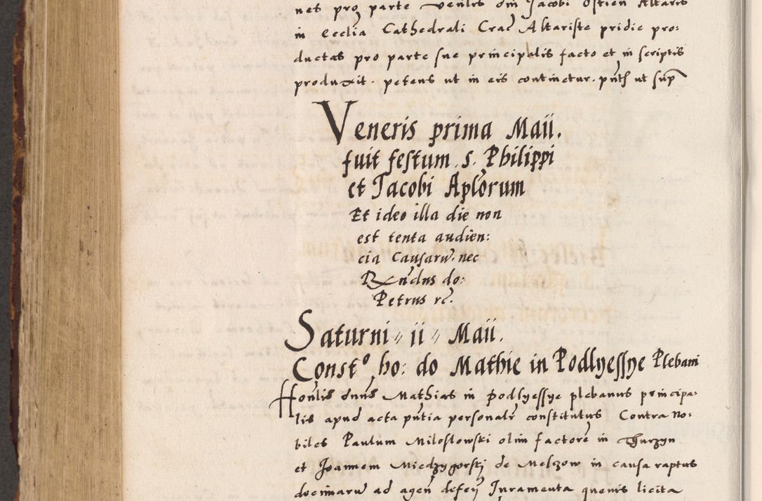Zdjęcie nr 756 dla obiektu archiwalnego: Acta causarum, obligacionum, sentenciarum tam interlocutoriarum quam diffinitivarum constitutionumque coram reverendo patre domino Petro Porembski canonico et officiali generali Cracoviensi de anno Domini millesimo quingentesimo quadragesimo nono, cuius indictio septima, pontificatus sanctissimi in Christo patris et domini nostri domini Pauli divina providencia tercii, anno ipsius nacionis Pauli pape terciii die tercia mensis Novembris inchoatur