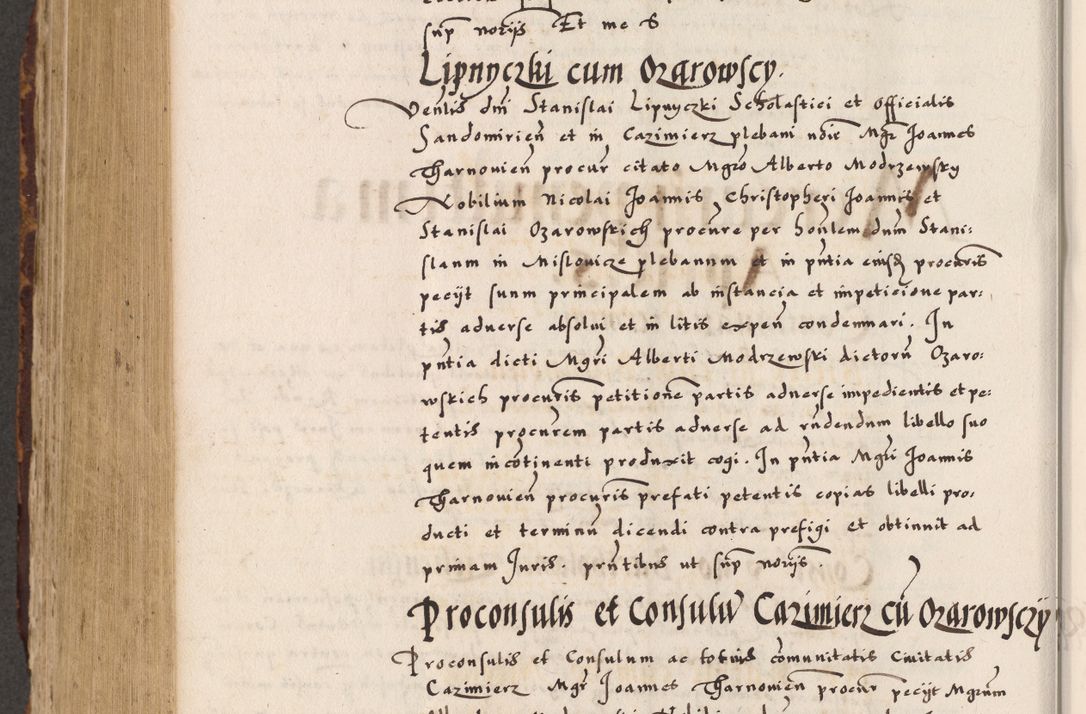 Zdjęcie nr 759 dla obiektu archiwalnego: Acta causarum, obligacionum, sentenciarum tam interlocutoriarum quam diffinitivarum constitutionumque coram reverendo patre domino Petro Porembski canonico et officiali generali Cracoviensi de anno Domini millesimo quingentesimo quadragesimo nono, cuius indictio septima, pontificatus sanctissimi in Christo patris et domini nostri domini Pauli divina providencia tercii, anno ipsius nacionis Pauli pape terciii die tercia mensis Novembris inchoatur