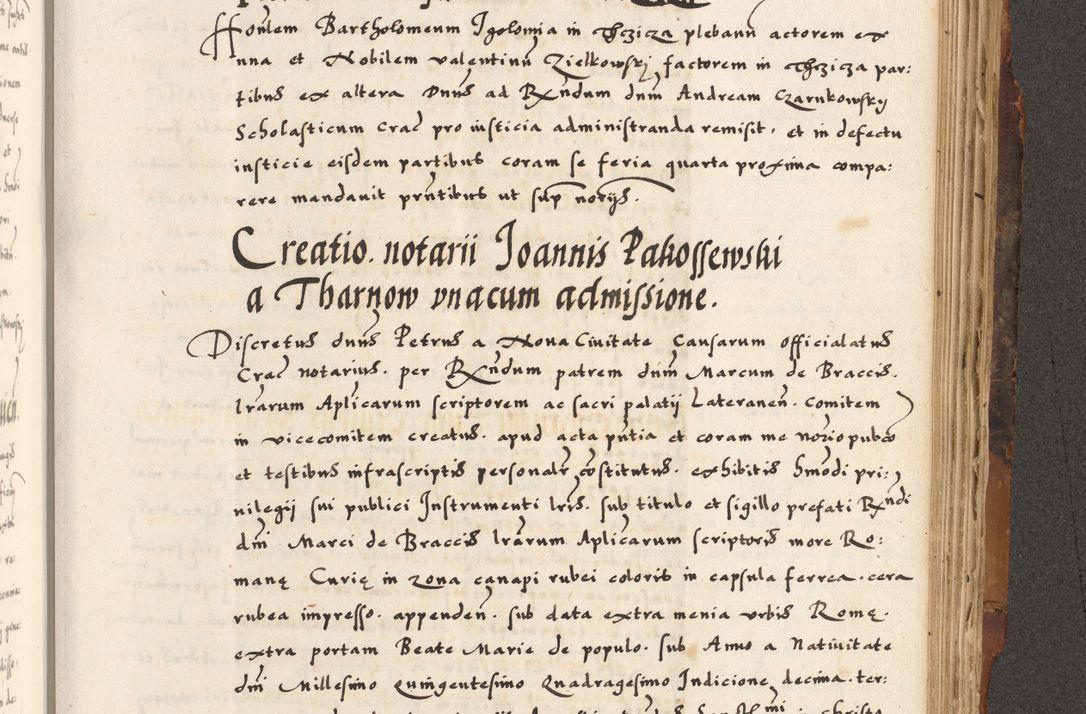 Zdjęcie nr 762 dla obiektu archiwalnego: Acta causarum, obligacionum, sentenciarum tam interlocutoriarum quam diffinitivarum constitutionumque coram reverendo patre domino Petro Porembski canonico et officiali generali Cracoviensi de anno Domini millesimo quingentesimo quadragesimo nono, cuius indictio septima, pontificatus sanctissimi in Christo patris et domini nostri domini Pauli divina providencia tercii, anno ipsius nacionis Pauli pape terciii die tercia mensis Novembris inchoatur