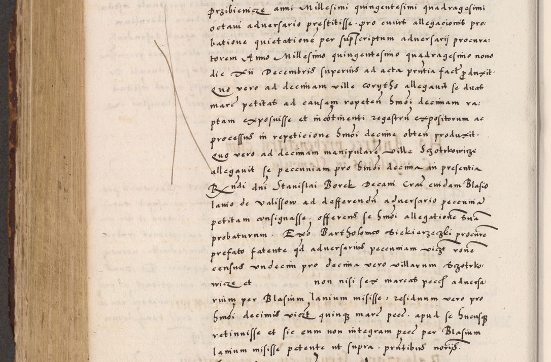 Zdjęcie nr 768 dla obiektu archiwalnego: Acta causarum, obligacionum, sentenciarum tam interlocutoriarum quam diffinitivarum constitutionumque coram reverendo patre domino Petro Porembski canonico et officiali generali Cracoviensi de anno Domini millesimo quingentesimo quadragesimo nono, cuius indictio septima, pontificatus sanctissimi in Christo patris et domini nostri domini Pauli divina providencia tercii, anno ipsius nacionis Pauli pape terciii die tercia mensis Novembris inchoatur