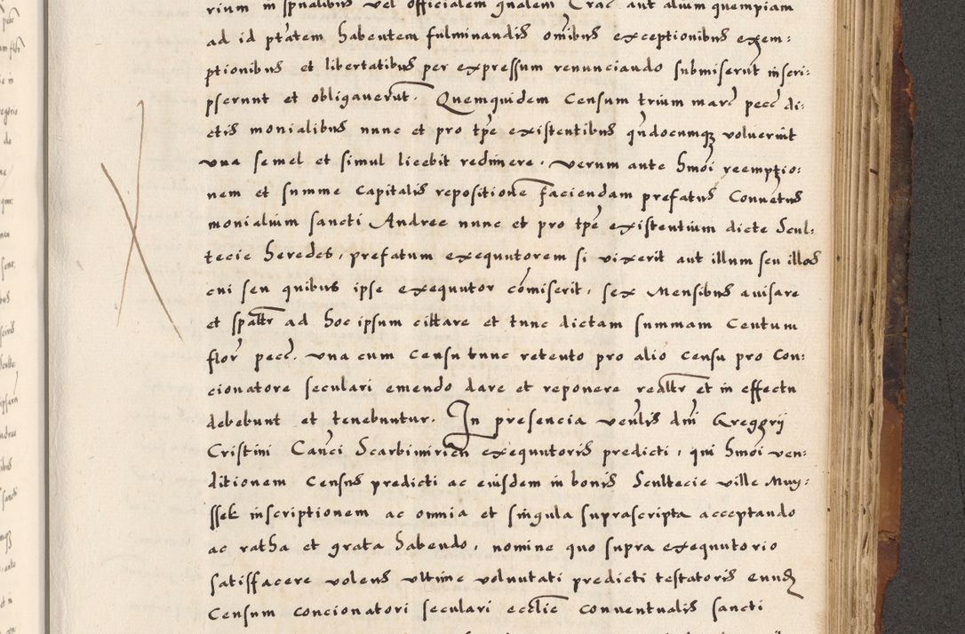 Zdjęcie nr 775 dla obiektu archiwalnego: Acta causarum, obligacionum, sentenciarum tam interlocutoriarum quam diffinitivarum constitutionumque coram reverendo patre domino Petro Porembski canonico et officiali generali Cracoviensi de anno Domini millesimo quingentesimo quadragesimo nono, cuius indictio septima, pontificatus sanctissimi in Christo patris et domini nostri domini Pauli divina providencia tercii, anno ipsius nacionis Pauli pape terciii die tercia mensis Novembris inchoatur
