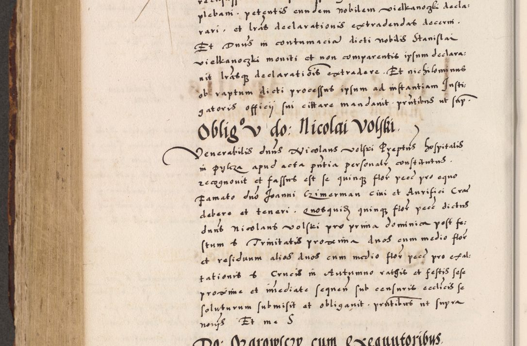 Zdjęcie nr 771 dla obiektu archiwalnego: Acta causarum, obligacionum, sentenciarum tam interlocutoriarum quam diffinitivarum constitutionumque coram reverendo patre domino Petro Porembski canonico et officiali generali Cracoviensi de anno Domini millesimo quingentesimo quadragesimo nono, cuius indictio septima, pontificatus sanctissimi in Christo patris et domini nostri domini Pauli divina providencia tercii, anno ipsius nacionis Pauli pape terciii die tercia mensis Novembris inchoatur