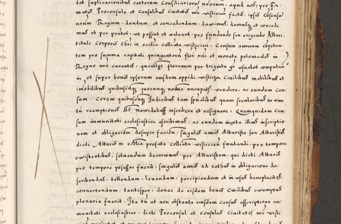 Zdjęcie nr 781 dla obiektu archiwalnego: Acta causarum, obligacionum, sentenciarum tam interlocutoriarum quam diffinitivarum constitutionumque coram reverendo patre domino Petro Porembski canonico et officiali generali Cracoviensi de anno Domini millesimo quingentesimo quadragesimo nono, cuius indictio septima, pontificatus sanctissimi in Christo patris et domini nostri domini Pauli divina providencia tercii, anno ipsius nacionis Pauli pape terciii die tercia mensis Novembris inchoatur