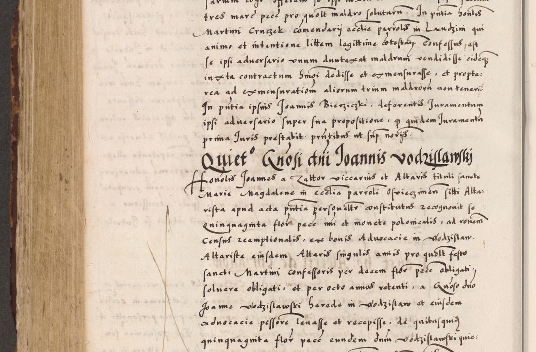 Zdjęcie nr 784 dla obiektu archiwalnego: Acta causarum, obligacionum, sentenciarum tam interlocutoriarum quam diffinitivarum constitutionumque coram reverendo patre domino Petro Porembski canonico et officiali generali Cracoviensi de anno Domini millesimo quingentesimo quadragesimo nono, cuius indictio septima, pontificatus sanctissimi in Christo patris et domini nostri domini Pauli divina providencia tercii, anno ipsius nacionis Pauli pape terciii die tercia mensis Novembris inchoatur