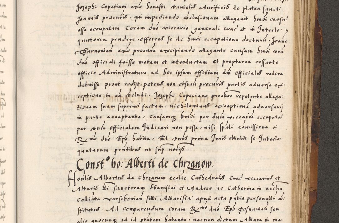 Zdjęcie nr 785 dla obiektu archiwalnego: Acta causarum, obligacionum, sentenciarum tam interlocutoriarum quam diffinitivarum constitutionumque coram reverendo patre domino Petro Porembski canonico et officiali generali Cracoviensi de anno Domini millesimo quingentesimo quadragesimo nono, cuius indictio septima, pontificatus sanctissimi in Christo patris et domini nostri domini Pauli divina providencia tercii, anno ipsius nacionis Pauli pape terciii die tercia mensis Novembris inchoatur