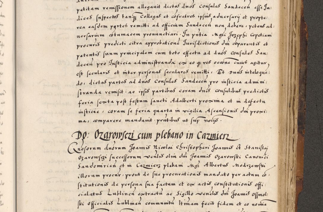 Zdjęcie nr 788 dla obiektu archiwalnego: Acta causarum, obligacionum, sentenciarum tam interlocutoriarum quam diffinitivarum constitutionumque coram reverendo patre domino Petro Porembski canonico et officiali generali Cracoviensi de anno Domini millesimo quingentesimo quadragesimo nono, cuius indictio septima, pontificatus sanctissimi in Christo patris et domini nostri domini Pauli divina providencia tercii, anno ipsius nacionis Pauli pape terciii die tercia mensis Novembris inchoatur