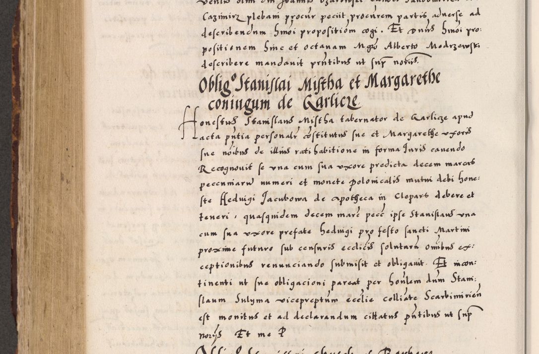 Zdjęcie nr 789 dla obiektu archiwalnego: Acta causarum, obligacionum, sentenciarum tam interlocutoriarum quam diffinitivarum constitutionumque coram reverendo patre domino Petro Porembski canonico et officiali generali Cracoviensi de anno Domini millesimo quingentesimo quadragesimo nono, cuius indictio septima, pontificatus sanctissimi in Christo patris et domini nostri domini Pauli divina providencia tercii, anno ipsius nacionis Pauli pape terciii die tercia mensis Novembris inchoatur