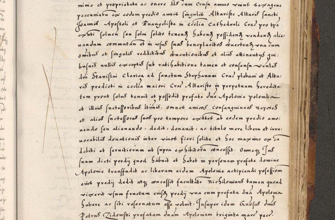 Zdjęcie nr 795 dla obiektu archiwalnego: Acta causarum, obligacionum, sentenciarum tam interlocutoriarum quam diffinitivarum constitutionumque coram reverendo patre domino Petro Porembski canonico et officiali generali Cracoviensi de anno Domini millesimo quingentesimo quadragesimo nono, cuius indictio septima, pontificatus sanctissimi in Christo patris et domini nostri domini Pauli divina providencia tercii, anno ipsius nacionis Pauli pape terciii die tercia mensis Novembris inchoatur
