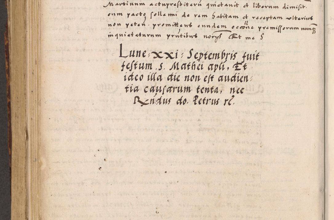 Zdjęcie nr 814 dla obiektu archiwalnego: Acta causarum, obligacionum, sentenciarum tam interlocutoriarum quam diffinitivarum constitutionumque coram reverendo patre domino Petro Porembski canonico et officiali generali Cracoviensi de anno Domini millesimo quingentesimo quadragesimo nono, cuius indictio septima, pontificatus sanctissimi in Christo patris et domini nostri domini Pauli divina providencia tercii, anno ipsius nacionis Pauli pape terciii die tercia mensis Novembris inchoatur