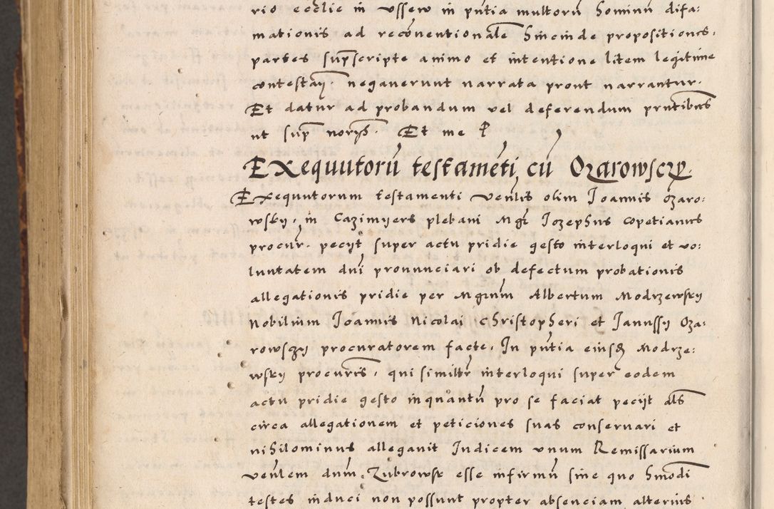 Zdjęcie nr 818 dla obiektu archiwalnego: Acta causarum, obligacionum, sentenciarum tam interlocutoriarum quam diffinitivarum constitutionumque coram reverendo patre domino Petro Porembski canonico et officiali generali Cracoviensi de anno Domini millesimo quingentesimo quadragesimo nono, cuius indictio septima, pontificatus sanctissimi in Christo patris et domini nostri domini Pauli divina providencia tercii, anno ipsius nacionis Pauli pape terciii die tercia mensis Novembris inchoatur