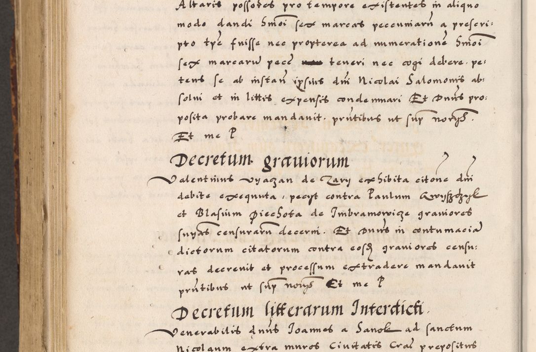 Zdjęcie nr 823 dla obiektu archiwalnego: Acta causarum, obligacionum, sentenciarum tam interlocutoriarum quam diffinitivarum constitutionumque coram reverendo patre domino Petro Porembski canonico et officiali generali Cracoviensi de anno Domini millesimo quingentesimo quadragesimo nono, cuius indictio septima, pontificatus sanctissimi in Christo patris et domini nostri domini Pauli divina providencia tercii, anno ipsius nacionis Pauli pape terciii die tercia mensis Novembris inchoatur
