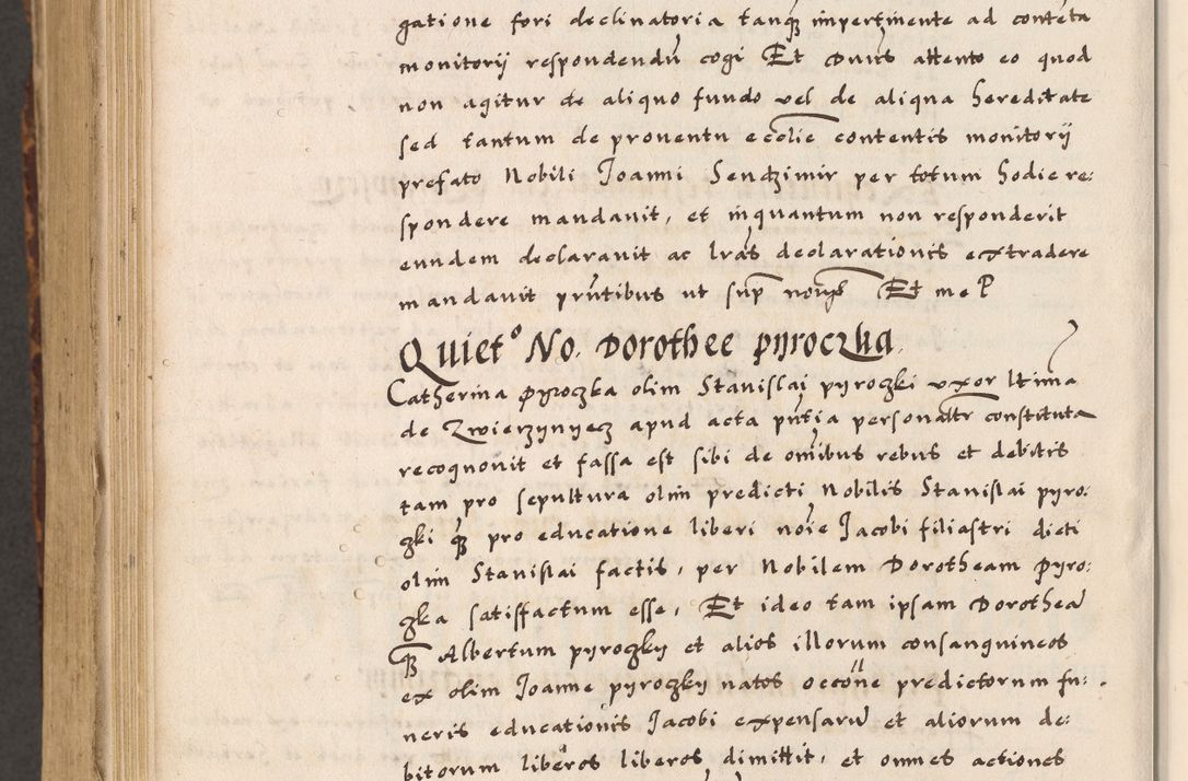 Zdjęcie nr 824 dla obiektu archiwalnego: Acta causarum, obligacionum, sentenciarum tam interlocutoriarum quam diffinitivarum constitutionumque coram reverendo patre domino Petro Porembski canonico et officiali generali Cracoviensi de anno Domini millesimo quingentesimo quadragesimo nono, cuius indictio septima, pontificatus sanctissimi in Christo patris et domini nostri domini Pauli divina providencia tercii, anno ipsius nacionis Pauli pape terciii die tercia mensis Novembris inchoatur