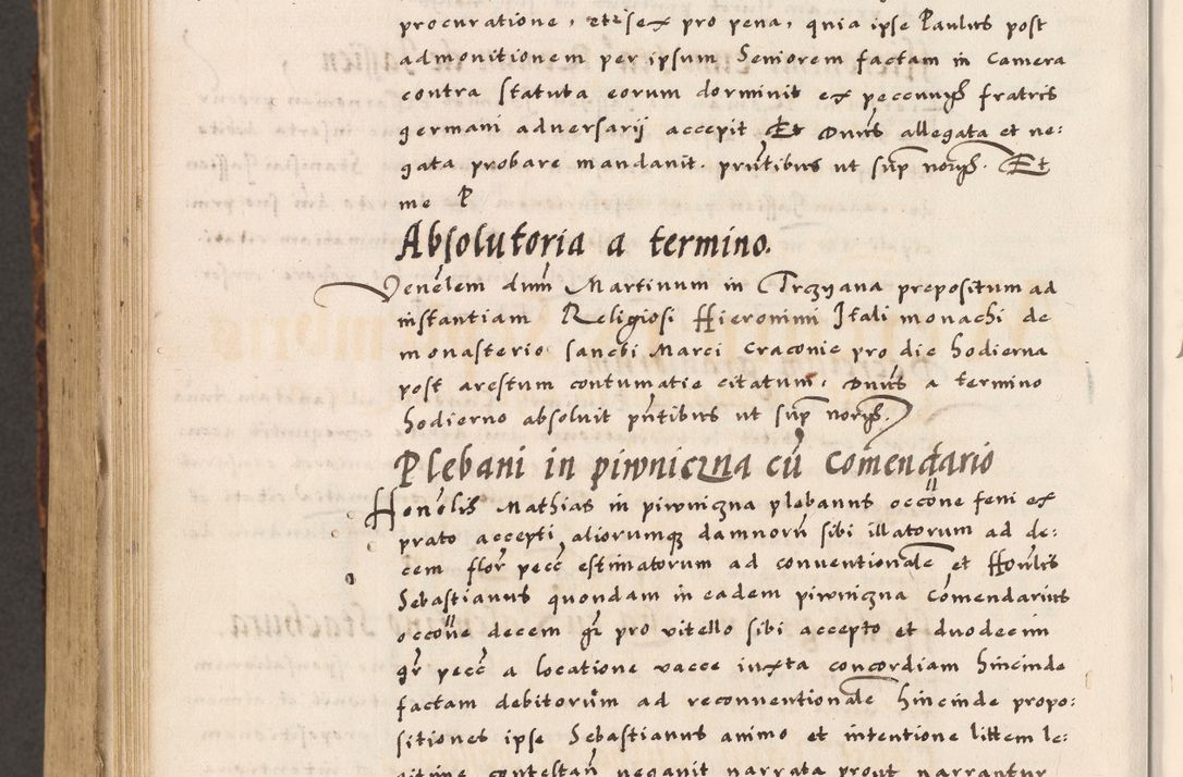 Zdjęcie nr 833 dla obiektu archiwalnego: Acta causarum, obligacionum, sentenciarum tam interlocutoriarum quam diffinitivarum constitutionumque coram reverendo patre domino Petro Porembski canonico et officiali generali Cracoviensi de anno Domini millesimo quingentesimo quadragesimo nono, cuius indictio septima, pontificatus sanctissimi in Christo patris et domini nostri domini Pauli divina providencia tercii, anno ipsius nacionis Pauli pape terciii die tercia mensis Novembris inchoatur