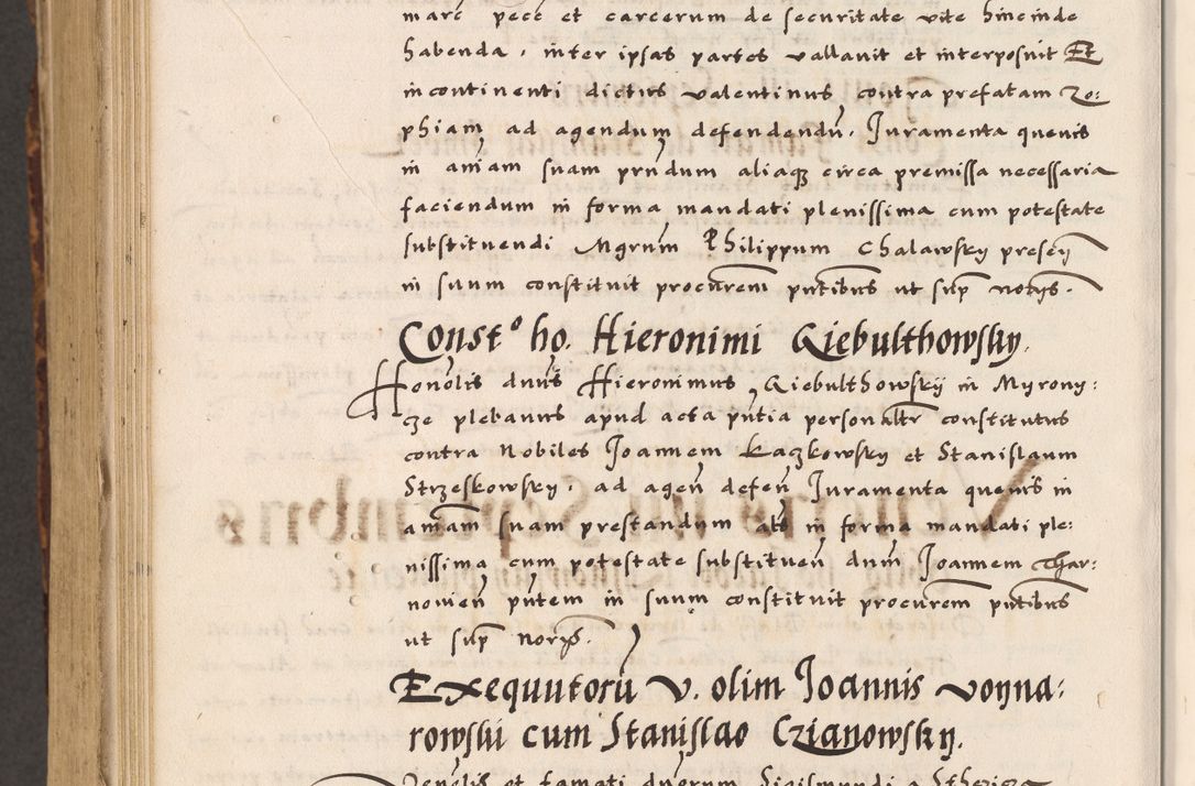 Zdjęcie nr 837 dla obiektu archiwalnego: Acta causarum, obligacionum, sentenciarum tam interlocutoriarum quam diffinitivarum constitutionumque coram reverendo patre domino Petro Porembski canonico et officiali generali Cracoviensi de anno Domini millesimo quingentesimo quadragesimo nono, cuius indictio septima, pontificatus sanctissimi in Christo patris et domini nostri domini Pauli divina providencia tercii, anno ipsius nacionis Pauli pape terciii die tercia mensis Novembris inchoatur