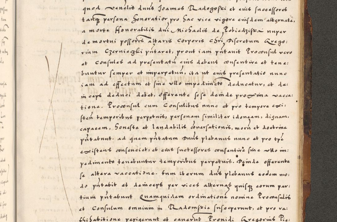 Zdjęcie nr 857 dla obiektu archiwalnego: Acta causarum, obligacionum, sentenciarum tam interlocutoriarum quam diffinitivarum constitutionumque coram reverendo patre domino Petro Porembski canonico et officiali generali Cracoviensi de anno Domini millesimo quingentesimo quadragesimo nono, cuius indictio septima, pontificatus sanctissimi in Christo patris et domini nostri domini Pauli divina providencia tercii, anno ipsius nacionis Pauli pape terciii die tercia mensis Novembris inchoatur