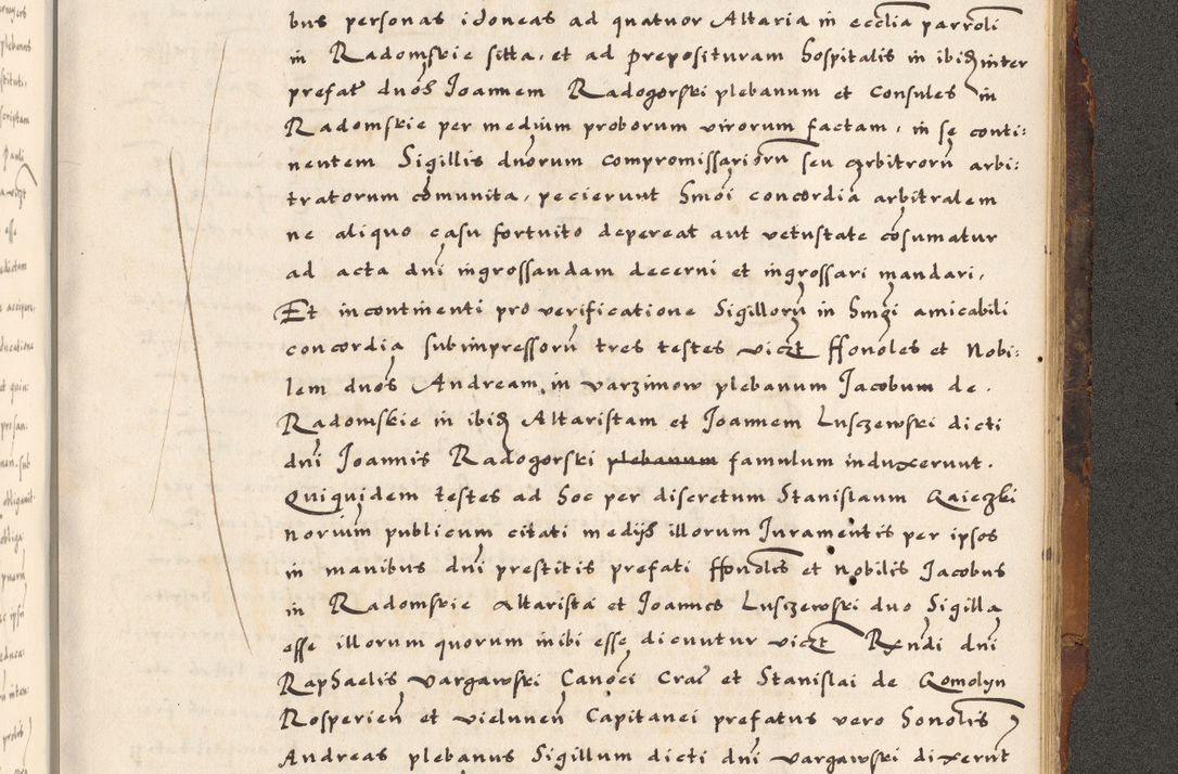 Zdjęcie nr 859 dla obiektu archiwalnego: Acta causarum, obligacionum, sentenciarum tam interlocutoriarum quam diffinitivarum constitutionumque coram reverendo patre domino Petro Porembski canonico et officiali generali Cracoviensi de anno Domini millesimo quingentesimo quadragesimo nono, cuius indictio septima, pontificatus sanctissimi in Christo patris et domini nostri domini Pauli divina providencia tercii, anno ipsius nacionis Pauli pape terciii die tercia mensis Novembris inchoatur
