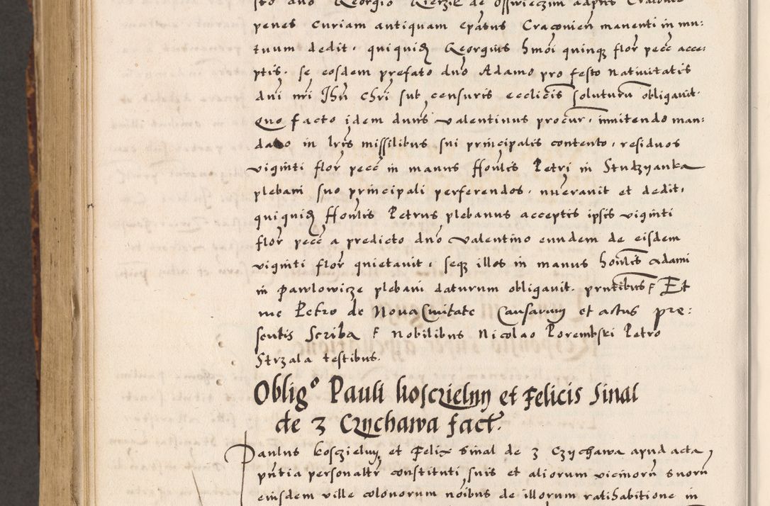 Zdjęcie nr 867 dla obiektu archiwalnego: Acta causarum, obligacionum, sentenciarum tam interlocutoriarum quam diffinitivarum constitutionumque coram reverendo patre domino Petro Porembski canonico et officiali generali Cracoviensi de anno Domini millesimo quingentesimo quadragesimo nono, cuius indictio septima, pontificatus sanctissimi in Christo patris et domini nostri domini Pauli divina providencia tercii, anno ipsius nacionis Pauli pape terciii die tercia mensis Novembris inchoatur
