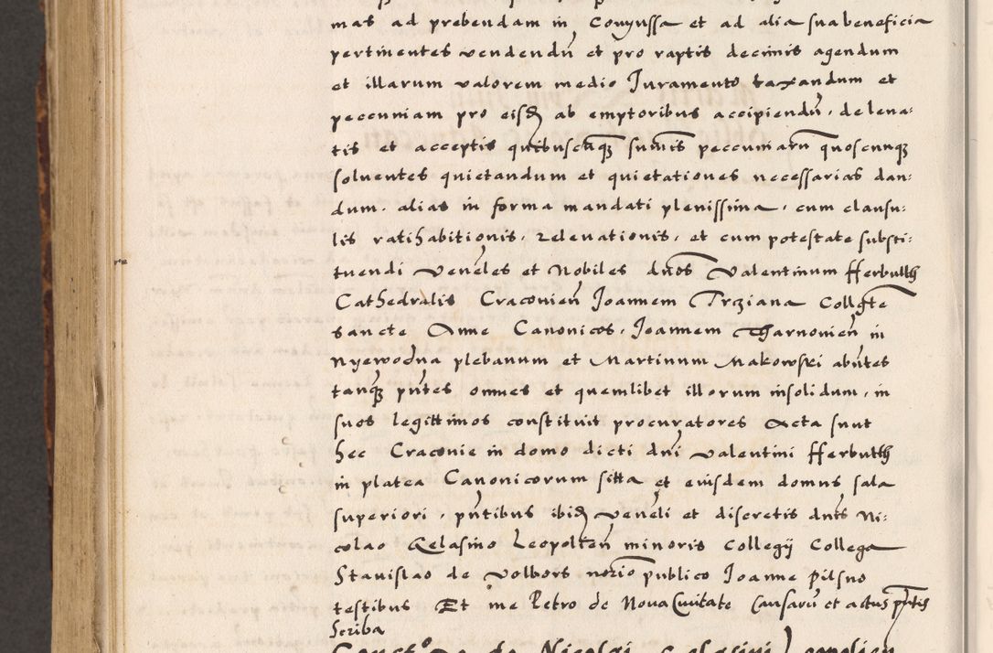 Zdjęcie nr 872 dla obiektu archiwalnego: Acta causarum, obligacionum, sentenciarum tam interlocutoriarum quam diffinitivarum constitutionumque coram reverendo patre domino Petro Porembski canonico et officiali generali Cracoviensi de anno Domini millesimo quingentesimo quadragesimo nono, cuius indictio septima, pontificatus sanctissimi in Christo patris et domini nostri domini Pauli divina providencia tercii, anno ipsius nacionis Pauli pape terciii die tercia mensis Novembris inchoatur