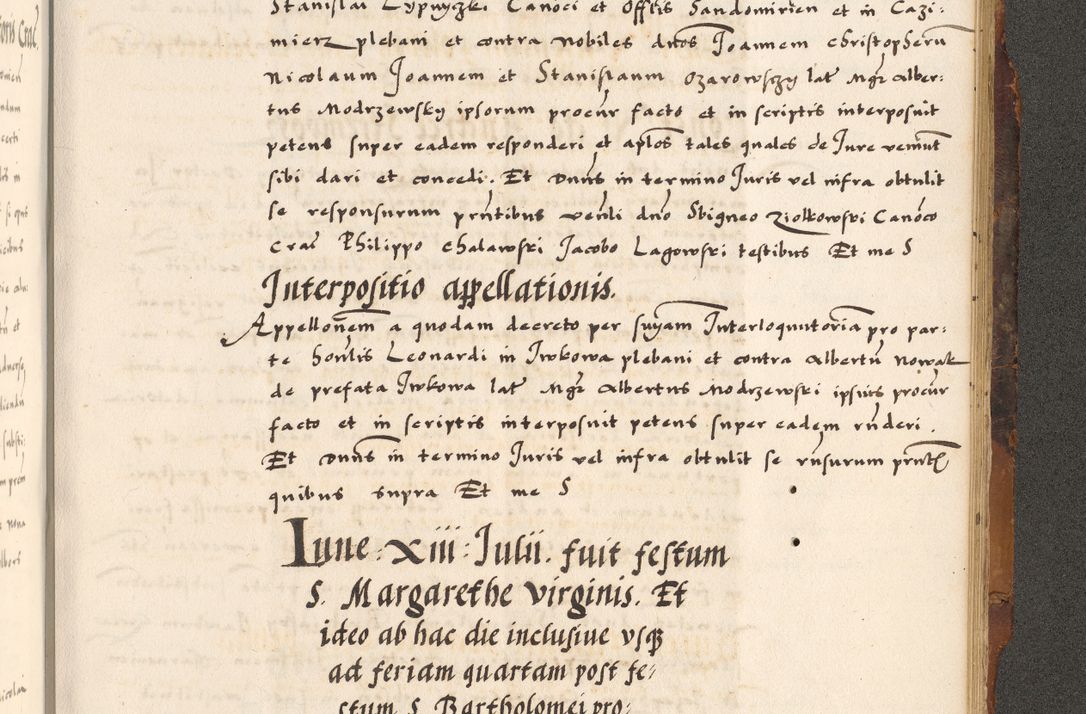 Zdjęcie nr 880 dla obiektu archiwalnego: Acta causarum, obligacionum, sentenciarum tam interlocutoriarum quam diffinitivarum constitutionumque coram reverendo patre domino Petro Porembski canonico et officiali generali Cracoviensi de anno Domini millesimo quingentesimo quadragesimo nono, cuius indictio septima, pontificatus sanctissimi in Christo patris et domini nostri domini Pauli divina providencia tercii, anno ipsius nacionis Pauli pape terciii die tercia mensis Novembris inchoatur