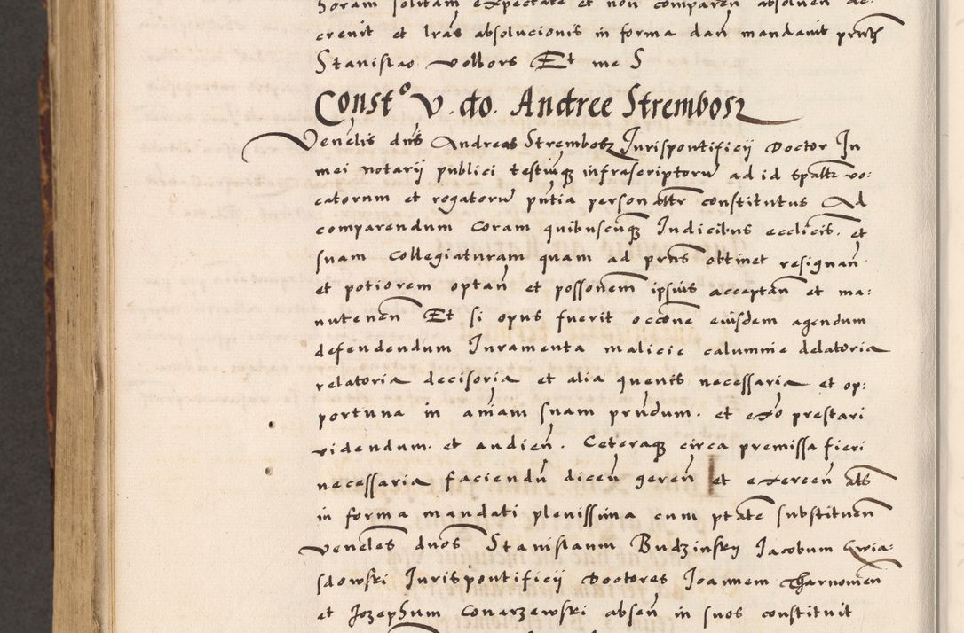 Zdjęcie nr 881 dla obiektu archiwalnego: Acta causarum, obligacionum, sentenciarum tam interlocutoriarum quam diffinitivarum constitutionumque coram reverendo patre domino Petro Porembski canonico et officiali generali Cracoviensi de anno Domini millesimo quingentesimo quadragesimo nono, cuius indictio septima, pontificatus sanctissimi in Christo patris et domini nostri domini Pauli divina providencia tercii, anno ipsius nacionis Pauli pape terciii die tercia mensis Novembris inchoatur