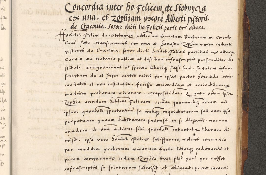 Zdjęcie nr 883 dla obiektu archiwalnego: Acta causarum, obligacionum, sentenciarum tam interlocutoriarum quam diffinitivarum constitutionumque coram reverendo patre domino Petro Porembski canonico et officiali generali Cracoviensi de anno Domini millesimo quingentesimo quadragesimo nono, cuius indictio septima, pontificatus sanctissimi in Christo patris et domini nostri domini Pauli divina providencia tercii, anno ipsius nacionis Pauli pape terciii die tercia mensis Novembris inchoatur