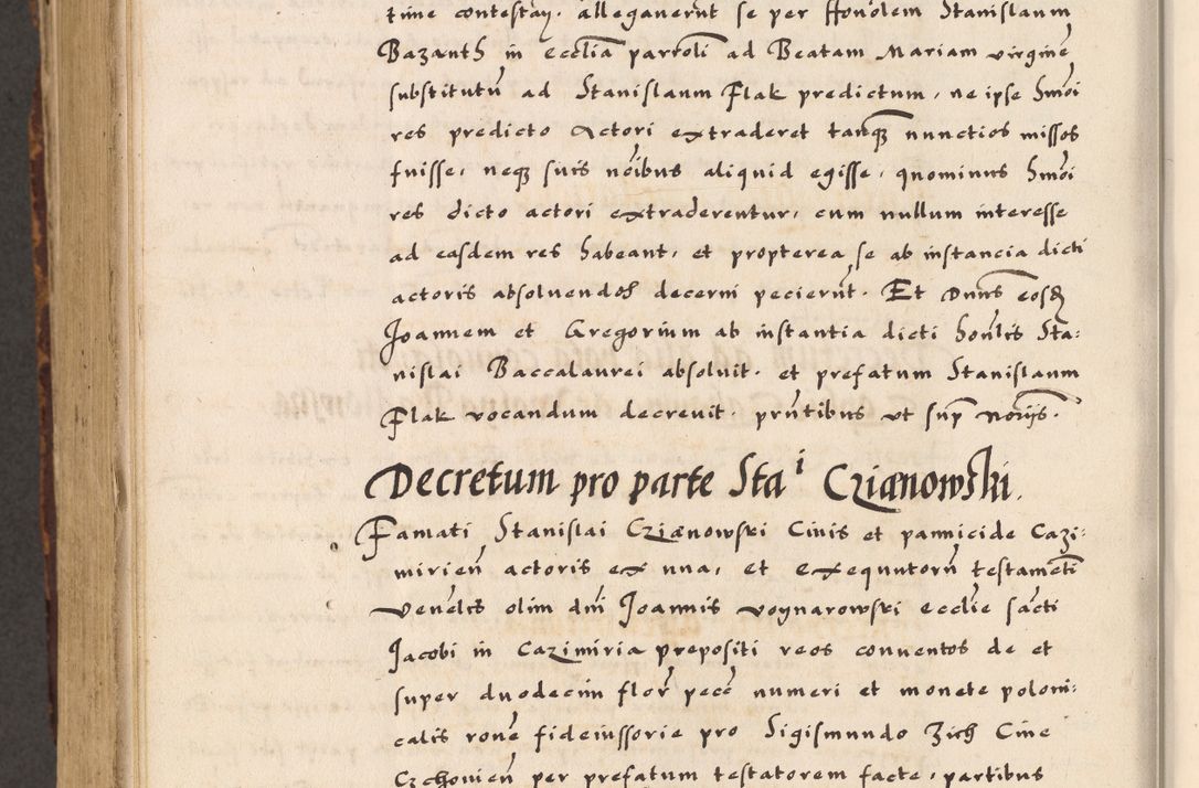 Zdjęcie nr 887 dla obiektu archiwalnego: Acta causarum, obligacionum, sentenciarum tam interlocutoriarum quam diffinitivarum constitutionumque coram reverendo patre domino Petro Porembski canonico et officiali generali Cracoviensi de anno Domini millesimo quingentesimo quadragesimo nono, cuius indictio septima, pontificatus sanctissimi in Christo patris et domini nostri domini Pauli divina providencia tercii, anno ipsius nacionis Pauli pape terciii die tercia mensis Novembris inchoatur
