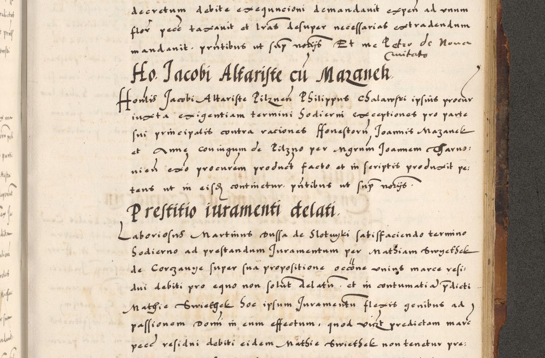 Zdjęcie nr 895 dla obiektu archiwalnego: Acta causarum, obligacionum, sentenciarum tam interlocutoriarum quam diffinitivarum constitutionumque coram reverendo patre domino Petro Porembski canonico et officiali generali Cracoviensi de anno Domini millesimo quingentesimo quadragesimo nono, cuius indictio septima, pontificatus sanctissimi in Christo patris et domini nostri domini Pauli divina providencia tercii, anno ipsius nacionis Pauli pape terciii die tercia mensis Novembris inchoatur