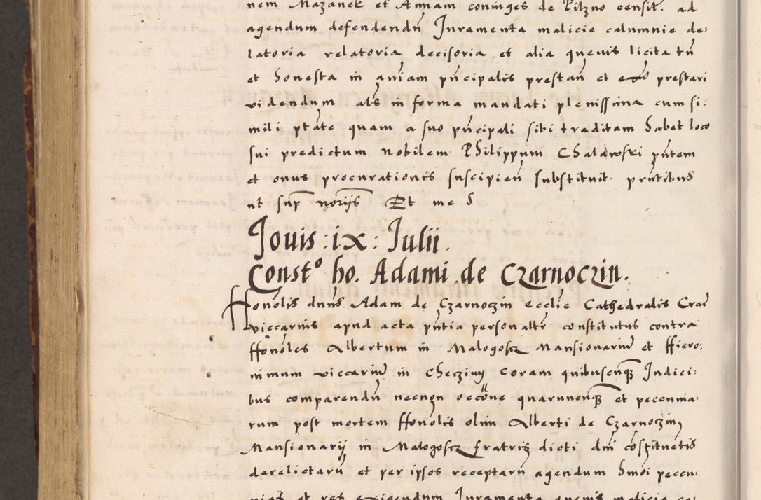 Zdjęcie nr 894 dla obiektu archiwalnego: Acta causarum, obligacionum, sentenciarum tam interlocutoriarum quam diffinitivarum constitutionumque coram reverendo patre domino Petro Porembski canonico et officiali generali Cracoviensi de anno Domini millesimo quingentesimo quadragesimo nono, cuius indictio septima, pontificatus sanctissimi in Christo patris et domini nostri domini Pauli divina providencia tercii, anno ipsius nacionis Pauli pape terciii die tercia mensis Novembris inchoatur