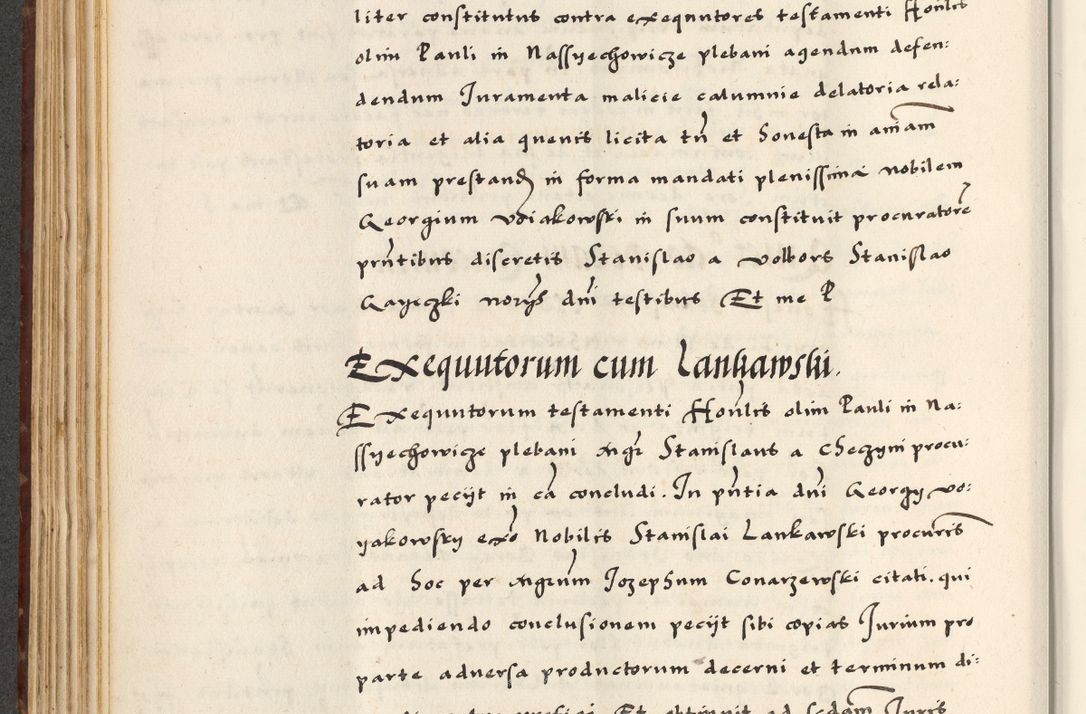 Zdjęcie nr 194 dla obiektu archiwalnego: [A]cta actorum causarum, sententiarum tam diffinitivarum quam interloquutoriarum, obligationum, constitutionum et contractuum coram reverendo patre domino Petro Porembski preposito Osvieczimensi, canonico et officiali generali Cracoviensi de anno Domini millesimo quingentesimo quinguagesimo primo, cuius indictio est nona, pontificatus sanctissimi in Christo patris et domini nostri domini Juliii divina providencia pape tercii, anno secundo, a die et mense infrascriptis feliciter continiantur