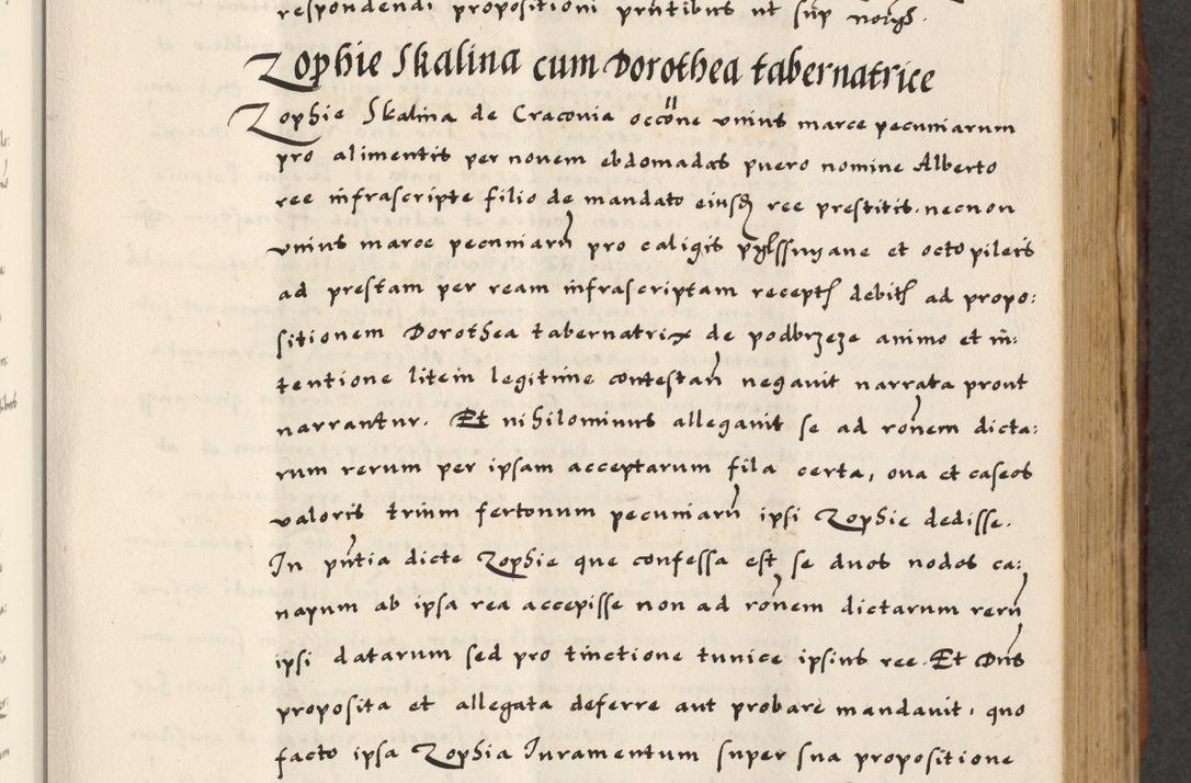 Zdjęcie nr 191 dla obiektu archiwalnego: [A]cta actorum causarum, sententiarum tam diffinitivarum quam interloquutoriarum, obligationum, constitutionum et contractuum coram reverendo patre domino Petro Porembski preposito Osvieczimensi, canonico et officiali generali Cracoviensi de anno Domini millesimo quingentesimo quinguagesimo primo, cuius indictio est nona, pontificatus sanctissimi in Christo patris et domini nostri domini Juliii divina providencia pape tercii, anno secundo, a die et mense infrascriptis feliciter continiantur
