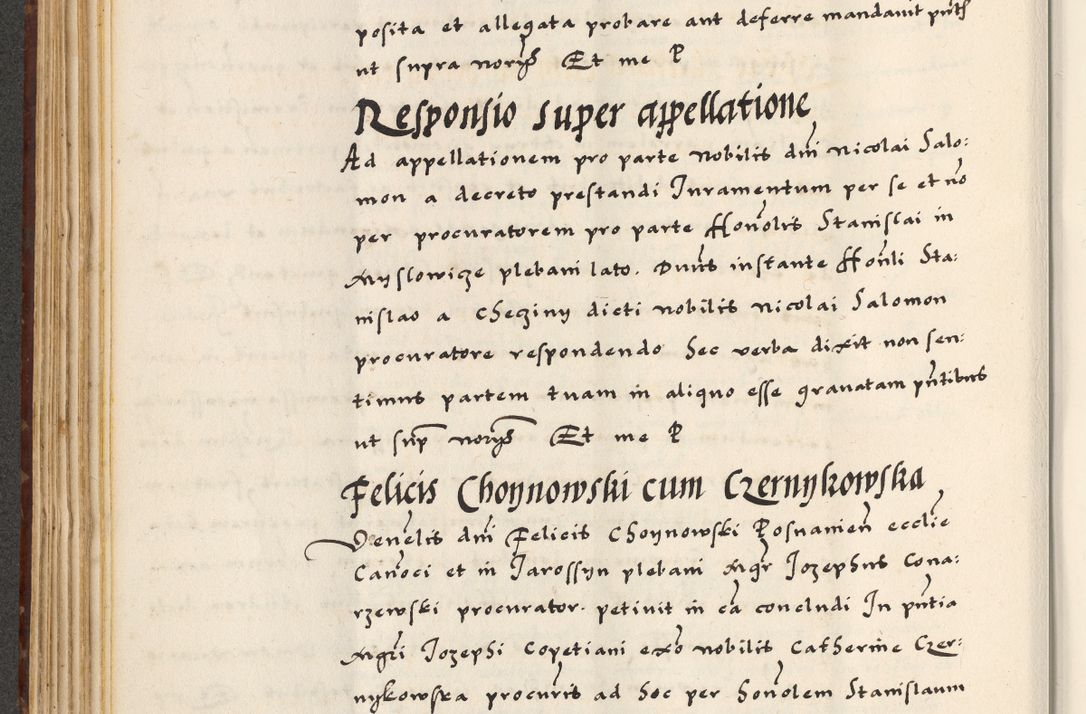 Zdjęcie nr 190 dla obiektu archiwalnego: [A]cta actorum causarum, sententiarum tam diffinitivarum quam interloquutoriarum, obligationum, constitutionum et contractuum coram reverendo patre domino Petro Porembski preposito Osvieczimensi, canonico et officiali generali Cracoviensi de anno Domini millesimo quingentesimo quinguagesimo primo, cuius indictio est nona, pontificatus sanctissimi in Christo patris et domini nostri domini Juliii divina providencia pape tercii, anno secundo, a die et mense infrascriptis feliciter continiantur