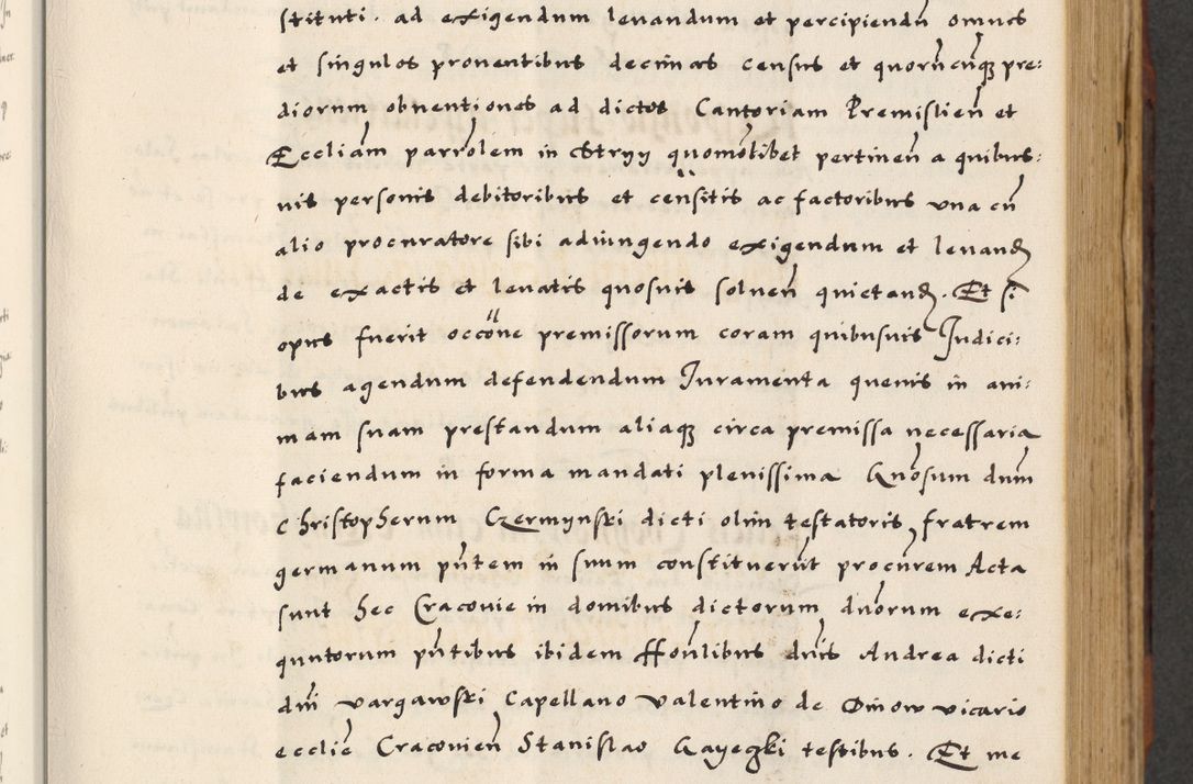 Zdjęcie nr 189 dla obiektu archiwalnego: [A]cta actorum causarum, sententiarum tam diffinitivarum quam interloquutoriarum, obligationum, constitutionum et contractuum coram reverendo patre domino Petro Porembski preposito Osvieczimensi, canonico et officiali generali Cracoviensi de anno Domini millesimo quingentesimo quinguagesimo primo, cuius indictio est nona, pontificatus sanctissimi in Christo patris et domini nostri domini Juliii divina providencia pape tercii, anno secundo, a die et mense infrascriptis feliciter continiantur