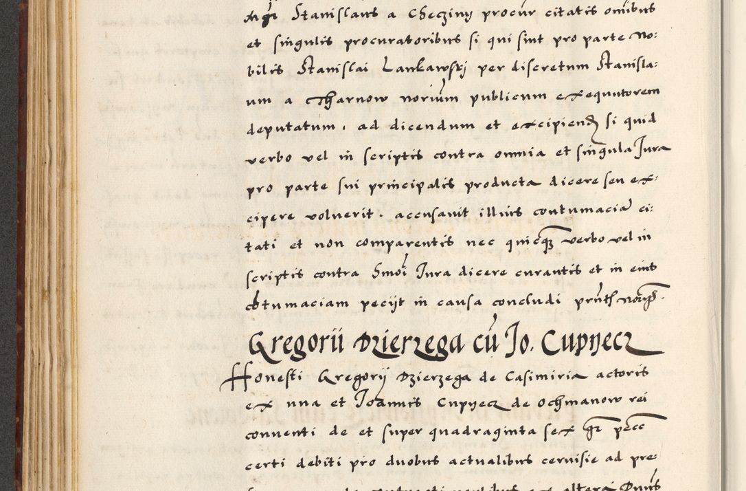 Zdjęcie nr 186 dla obiektu archiwalnego: [A]cta actorum causarum, sententiarum tam diffinitivarum quam interloquutoriarum, obligationum, constitutionum et contractuum coram reverendo patre domino Petro Porembski preposito Osvieczimensi, canonico et officiali generali Cracoviensi de anno Domini millesimo quingentesimo quinguagesimo primo, cuius indictio est nona, pontificatus sanctissimi in Christo patris et domini nostri domini Juliii divina providencia pape tercii, anno secundo, a die et mense infrascriptis feliciter continiantur