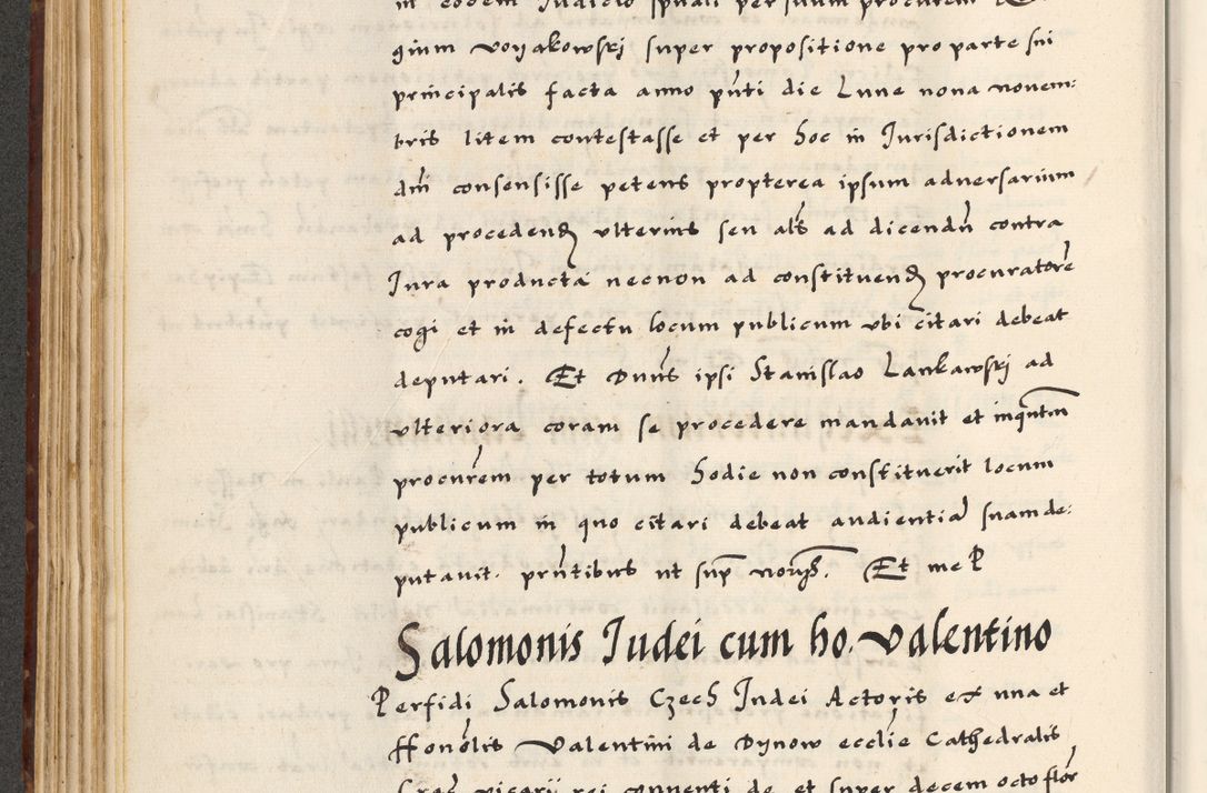 Zdjęcie nr 182 dla obiektu archiwalnego: [A]cta actorum causarum, sententiarum tam diffinitivarum quam interloquutoriarum, obligationum, constitutionum et contractuum coram reverendo patre domino Petro Porembski preposito Osvieczimensi, canonico et officiali generali Cracoviensi de anno Domini millesimo quingentesimo quinguagesimo primo, cuius indictio est nona, pontificatus sanctissimi in Christo patris et domini nostri domini Juliii divina providencia pape tercii, anno secundo, a die et mense infrascriptis feliciter continiantur