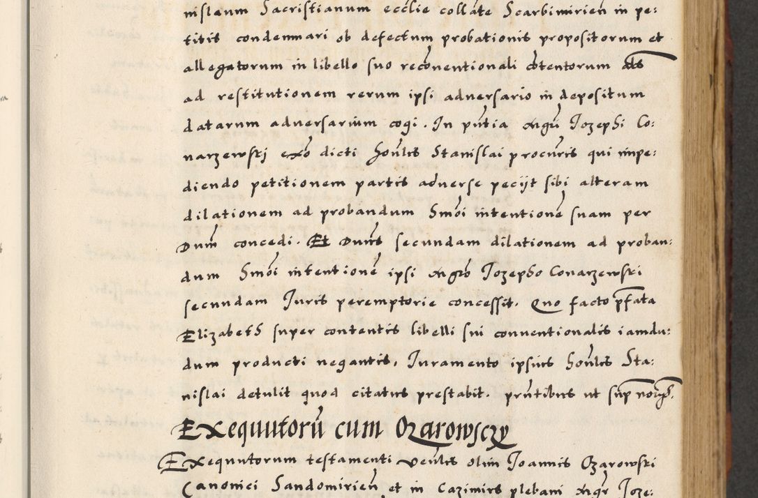 Zdjęcie nr 177 dla obiektu archiwalnego: [A]cta actorum causarum, sententiarum tam diffinitivarum quam interloquutoriarum, obligationum, constitutionum et contractuum coram reverendo patre domino Petro Porembski preposito Osvieczimensi, canonico et officiali generali Cracoviensi de anno Domini millesimo quingentesimo quinguagesimo primo, cuius indictio est nona, pontificatus sanctissimi in Christo patris et domini nostri domini Juliii divina providencia pape tercii, anno secundo, a die et mense infrascriptis feliciter continiantur