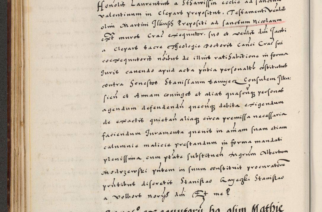 Zdjęcie nr 146 dla obiektu archiwalnego: [A]cta actorum causarum, sententiarum tam diffinitivarum quam interloquutoriarum, obligationum, constitutionum et contractuum coram reverendo patre domino Petro Porembski preposito Osvieczimensi, canonico et officiali generali Cracoviensi de anno Domini millesimo quingentesimo quinguagesimo primo, cuius indictio est nona, pontificatus sanctissimi in Christo patris et domini nostri domini Juliii divina providencia pape tercii, anno secundo, a die et mense infrascriptis feliciter continiantur