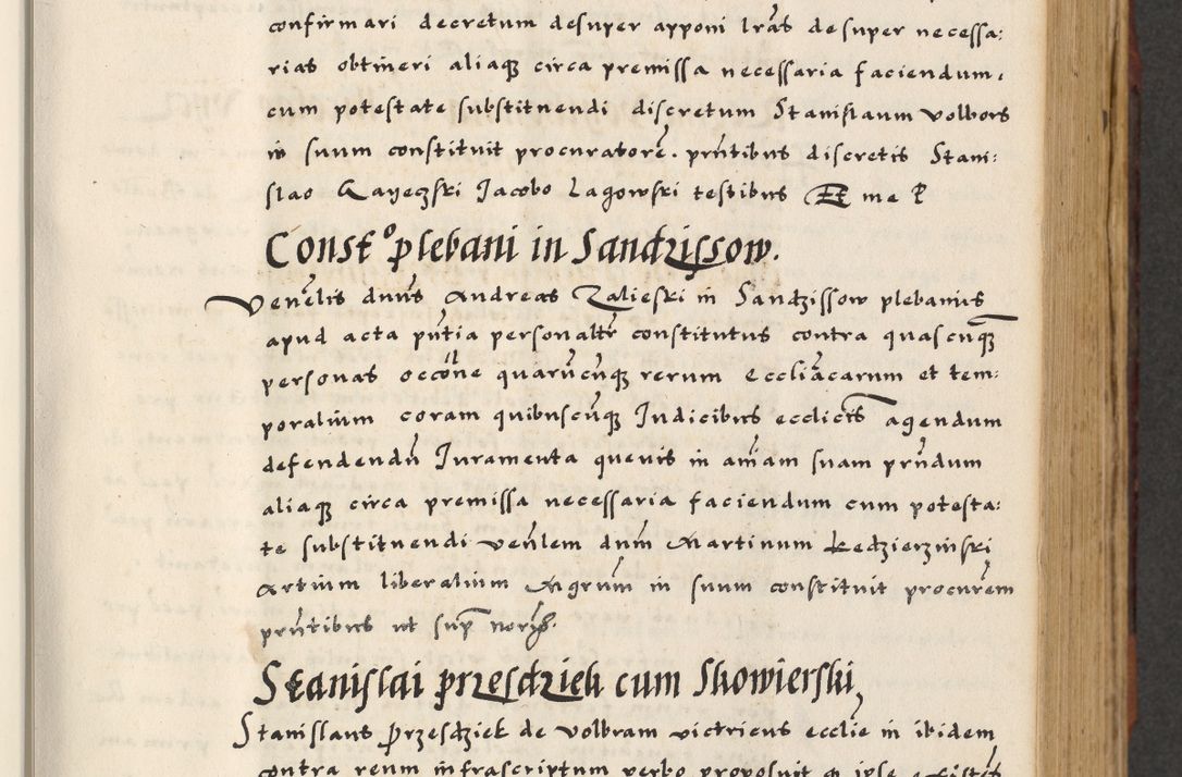 Zdjęcie nr 141 dla obiektu archiwalnego: [A]cta actorum causarum, sententiarum tam diffinitivarum quam interloquutoriarum, obligationum, constitutionum et contractuum coram reverendo patre domino Petro Porembski preposito Osvieczimensi, canonico et officiali generali Cracoviensi de anno Domini millesimo quingentesimo quinguagesimo primo, cuius indictio est nona, pontificatus sanctissimi in Christo patris et domini nostri domini Juliii divina providencia pape tercii, anno secundo, a die et mense infrascriptis feliciter continiantur