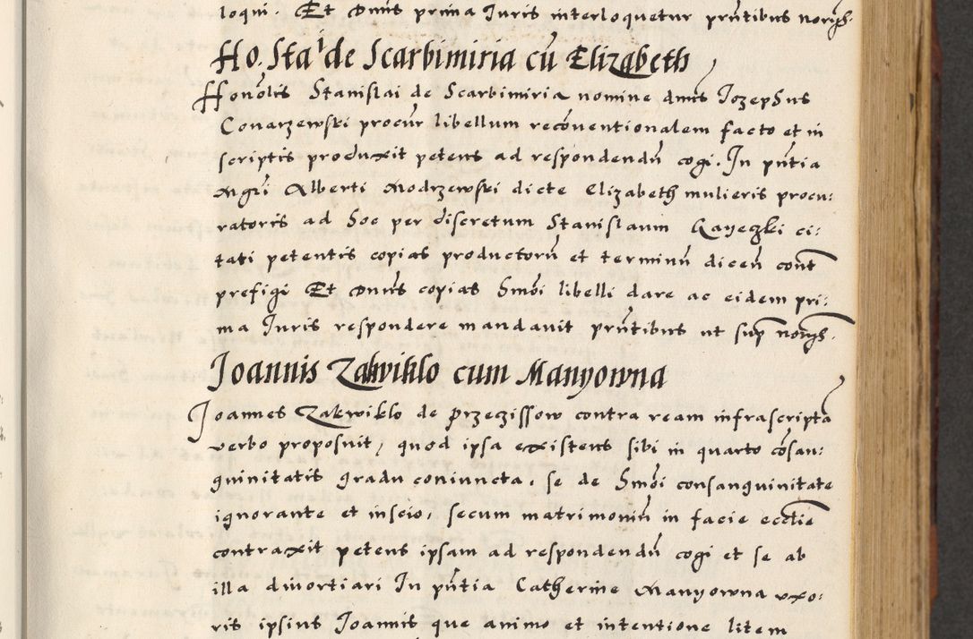 Zdjęcie nr 137 dla obiektu archiwalnego: [A]cta actorum causarum, sententiarum tam diffinitivarum quam interloquutoriarum, obligationum, constitutionum et contractuum coram reverendo patre domino Petro Porembski preposito Osvieczimensi, canonico et officiali generali Cracoviensi de anno Domini millesimo quingentesimo quinguagesimo primo, cuius indictio est nona, pontificatus sanctissimi in Christo patris et domini nostri domini Juliii divina providencia pape tercii, anno secundo, a die et mense infrascriptis feliciter continiantur